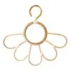 Kleiderbügel Sonnenblume aus Rattan für Kinder Kleiderbügel Sonnenblume aus Rattan für Kinder