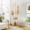 Kleiderständer Holz 3-stufig im Dreieck-Design Kleiderständer Holz 3-stufig im Dreieck-Design