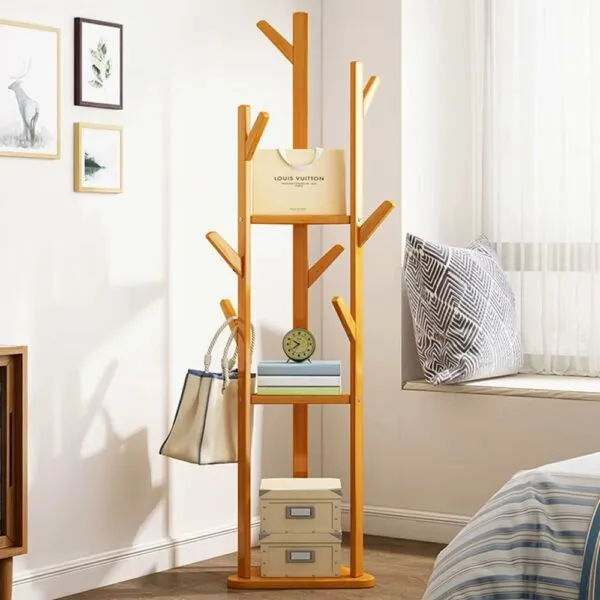 Kleiderständer Holz mit Dreibein Kleiderständer Holz mit Dreibein