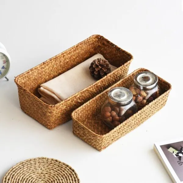 Kleiner Aufbewahrungskorb aus Rattan Kleiner Aufbewahrungskorb aus Rattan