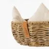 Komfortabler Hunde-Korb aus Rattan Komfortabler Hunde-Korb aus Rattan