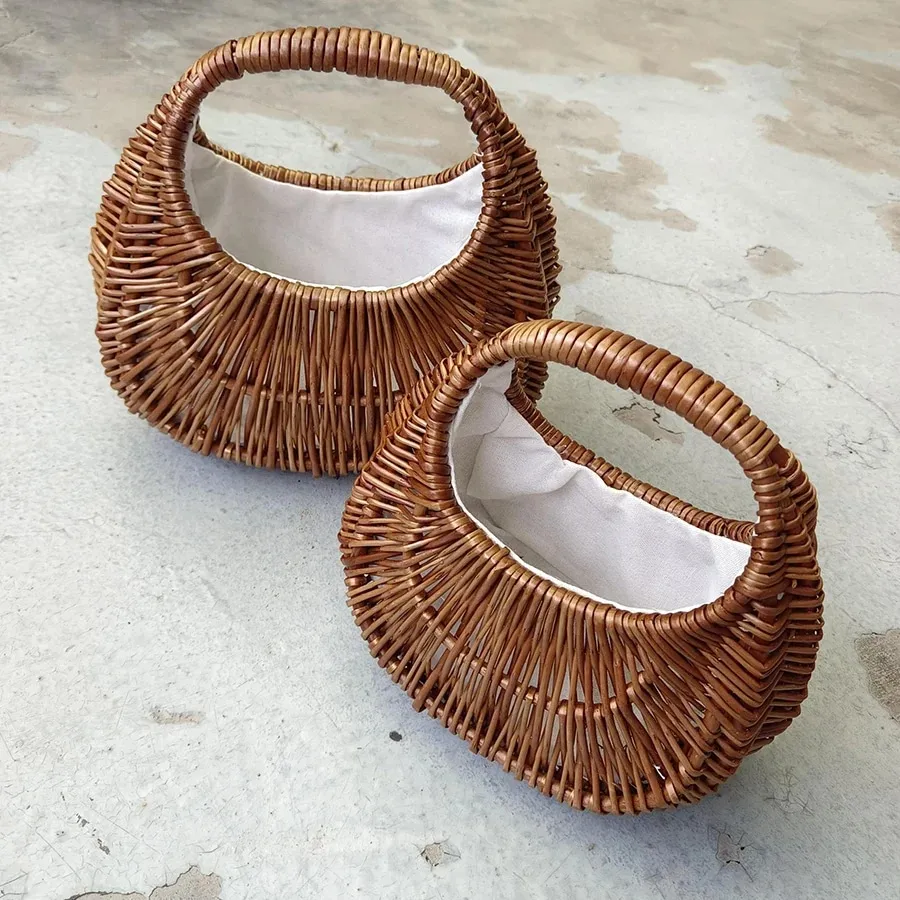 Natürliches Rattan, durchdacht gestaltet