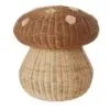 Korb aus Rattan im Pilzdesign Korb aus Rattan im Pilzdesign