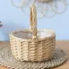 Korb aus Rattan mit Henkel
