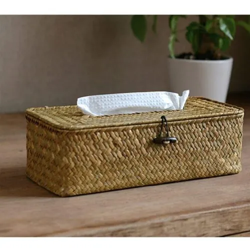 Kosmetikbox aus Naturrattan geflochten Kosmetikbox aus Naturrattan geflochten