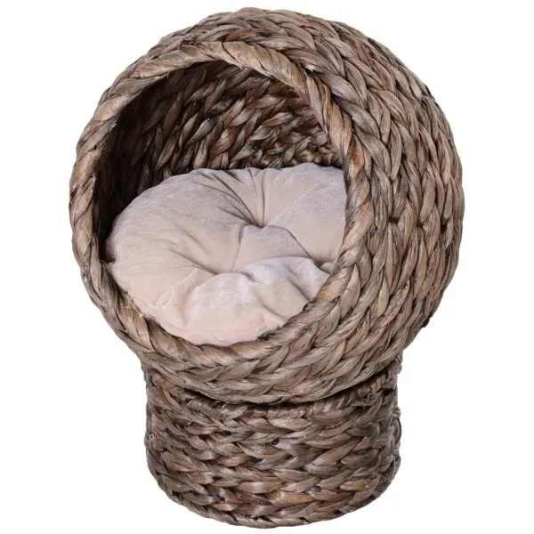 Kratzbaum aus Naturrattan geflochten Kratzbaum aus Naturrattan geflochten