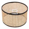 Lampenschirm aus Rattan im Retro-Stil