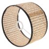 Lampenschirm aus Rattan im Retro-Stil