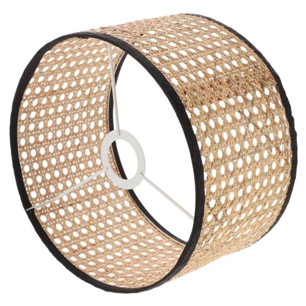 Lampenschirm aus Rattan im Retro-Stil