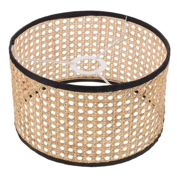 Lampenschirm aus Rattan im Retro-Stil