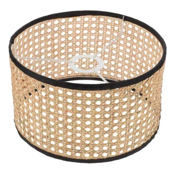 Lampenschirm aus Rattan im Retro-Stil