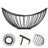 Lampenschirm Lotus aus Rattan
