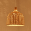 Lampenschirm Rattanoptik im Stil einer Chinesischen Laterne