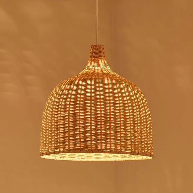 Bambus, Rattanoptik, Laternenform