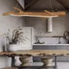LED-Hängelampe mit Treibholz-Optik