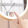 LED-Make-up-Spiegel aus Holz LED-Make-up-Spiegel aus Holz