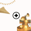Lichtergirlanden-Set: Wimpelkette + Herzlichterkette