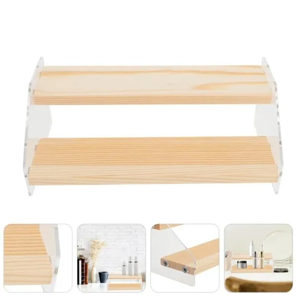 Massives Holzregal mit Stauraum Massives Holzregal mit Stauraum
