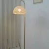 Minimalistische Rattan-Stehlampe