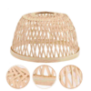 Minimalistischer Lampenschirm aus Rattan
