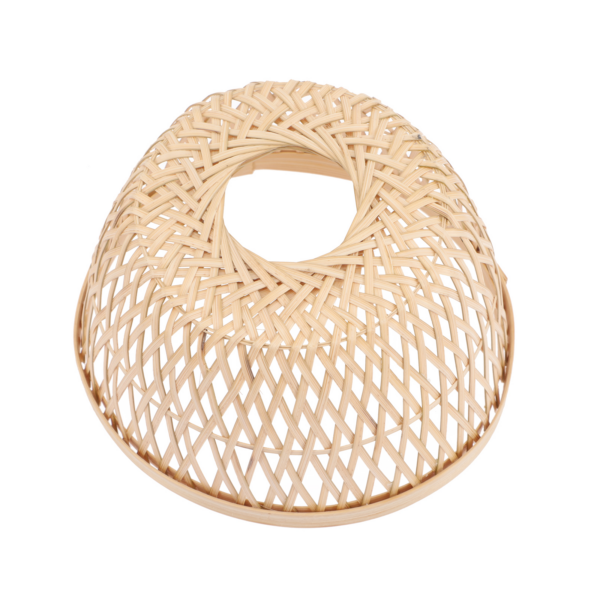 Minimalistischer Lampenschirm aus Rattan