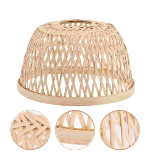 Minimalistischer Lampenschirm aus Rattan Minimalistischer Lampenschirm aus Rattan