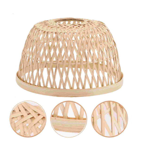 Minimalistischer Lampenschirm aus Rattan