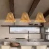 Moderne Designer-Hängelampe aus Stroh Moderne Designer-Hängelampe aus Stroh