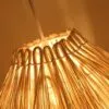 Moderne Designer-Hängelampe aus Stroh und Rattan Moderne Designer-Hängelampe aus Stroh und Rattan