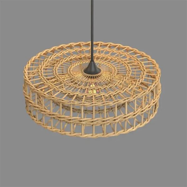 Moderne Hängelampe aus Rattan 3 Moderne Hängelampe aus Rattan 3