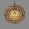 Moderne Hängelampe aus Rattan 3