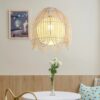 Moderne Hängelampe aus Rattan mit kreativem Design Moderne Hängelampe aus Rattan mit kreativem Design