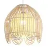 Moderne Hängelampe aus Rattan mit kreativem Design