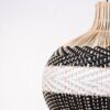 Moderne Hängelampe aus Rattan Weiß