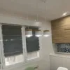 Moderne Holz-Deckenleuchte mit LED und Aluminium Moderne Holz-Deckenleuchte mit LED und Aluminium