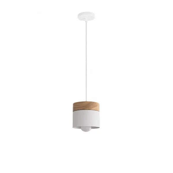 Moderne Holz-Deckenleuchte mit LED und Aluminium Moderne Holz-Deckenleuchte mit LED und Aluminium