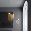 Moderne Holz-Hängelampe mit futuristischem Design