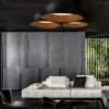 Moderne LED-Deckenleuchte aus Holz im japanischen Stil Moderne LED-Deckenleuchte aus Holz im japanischen Stil