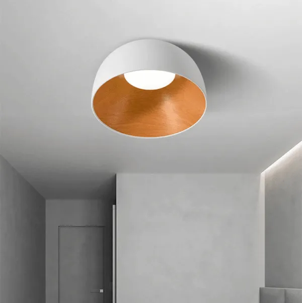 Moderne LED-Deckenleuchte aus Holz im japanischen Stil Moderne LED-Deckenleuchte aus Holz im japanischen Stil