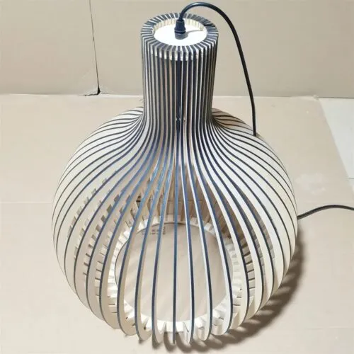Moderne LED-Hängeleuchte aus Holz Moderne LED-Hängeleuchte aus Holz