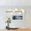 Moderne Minimalistische Holz-Hängelampe