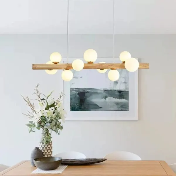 Moderne Minimalistische Holz-Hängelampe