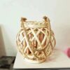 Moderne Rattan-Laterne Moderne Rattan-Laterne