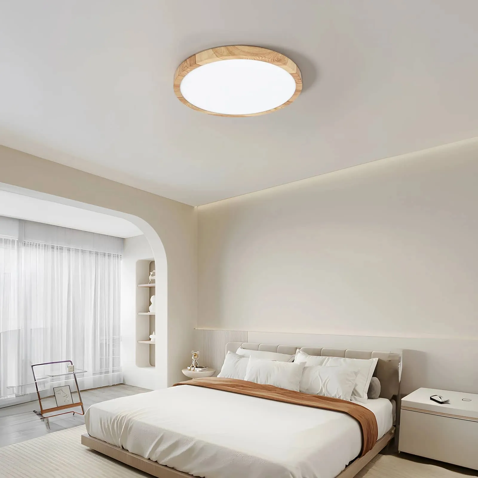 Warmes Holzflair trifft modernes LED-Licht