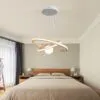 Moderner LED-Holzleuchter Moderner LED-Holzleuchter