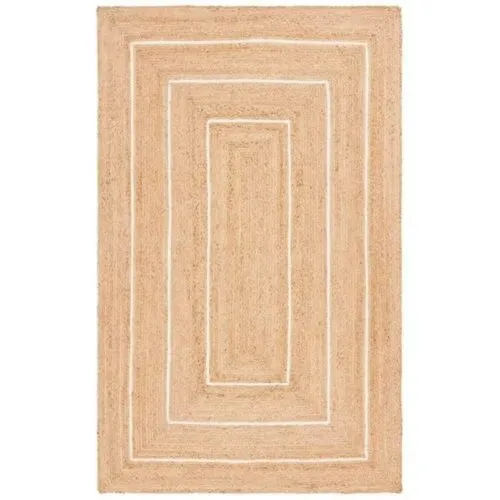 Moderner rechteckiger Rattan-Teppich Moderner rechteckiger Rattan-Teppich