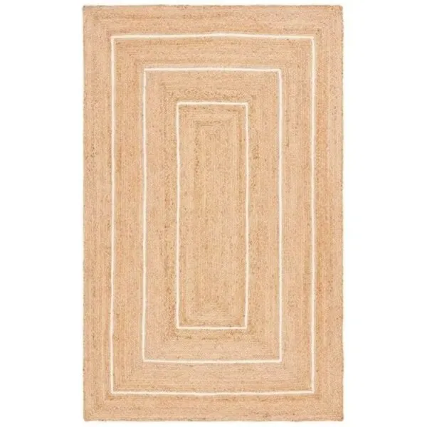 Moderner rechteckiger Rattan-Teppich Moderner rechteckiger Rattan-Teppich