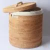 Moderner Wäschekorb aus Rattan Moderner Wäschekorb aus Rattan