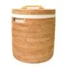 Moderner Wäschekorb aus Rattan Moderner Wäschekorb aus Rattan