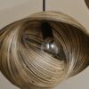 Muschel-Lampenschirm aus Rattan Optik